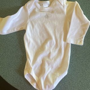 Janie & Jack Bodysuit 12-18 mo white label